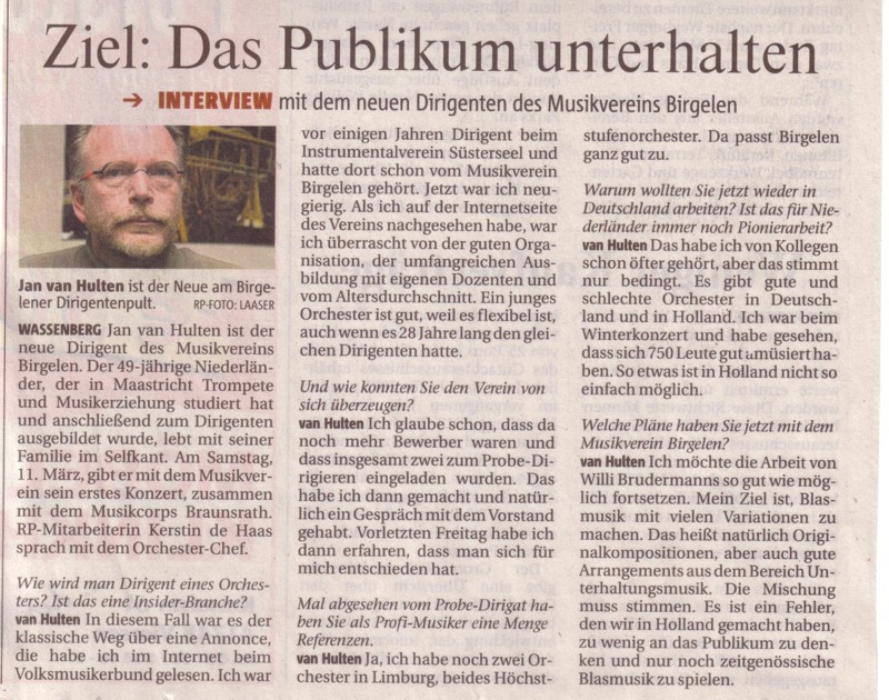 Interview Mit Van Hulten